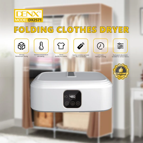 Denx Folding Clothes Dryer Rack - Image 4