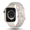 Engraved Silicone Watch Strap ,Stylish Replacement Band for Apple Watch - Image 8