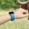 Engraved Silicone Watch Strap ,Stylish Replacement Band for Apple Watch - Image 6