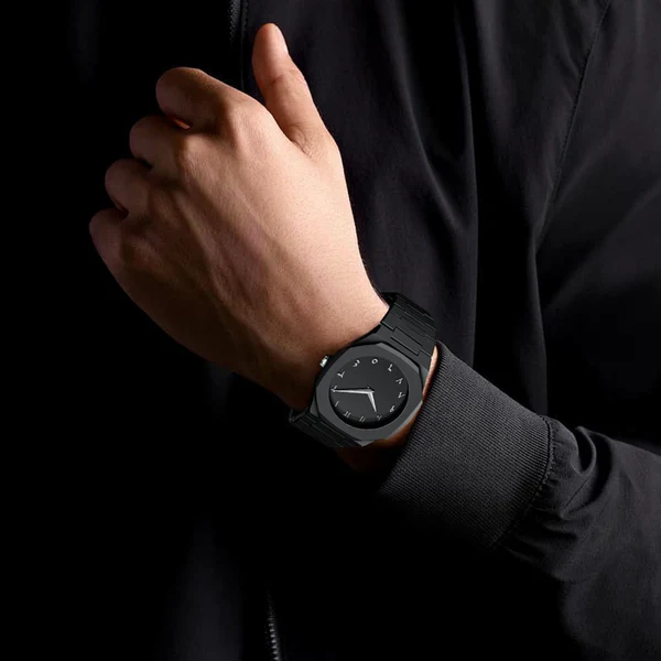Arabic Dial Stainless Steel Wristwatch for Men - Image 5