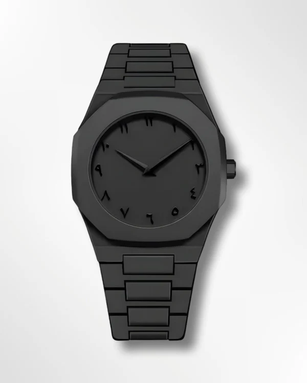 Arabic Dial Stainless Steel Wristwatch for Men - Image 4