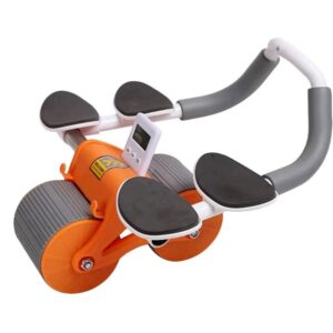 Auto-Rebound Ab Wheel with Elbow Support Roller