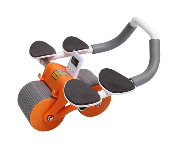 Auto-Rebound Ab Wheel with Elbow Support Roller