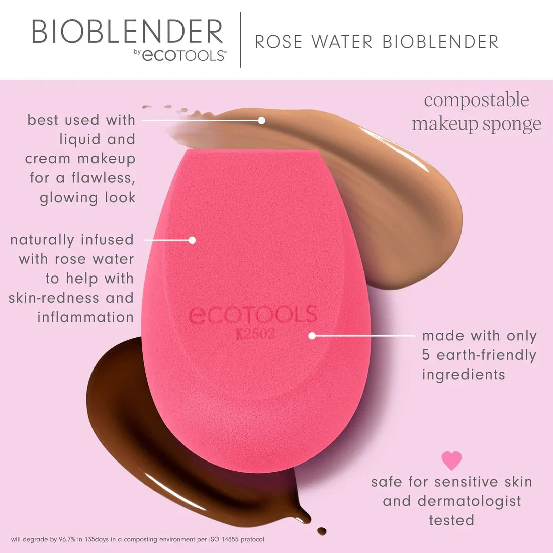 EcoTools Bioblender Biodegradable Makeup Sponge - Image 4