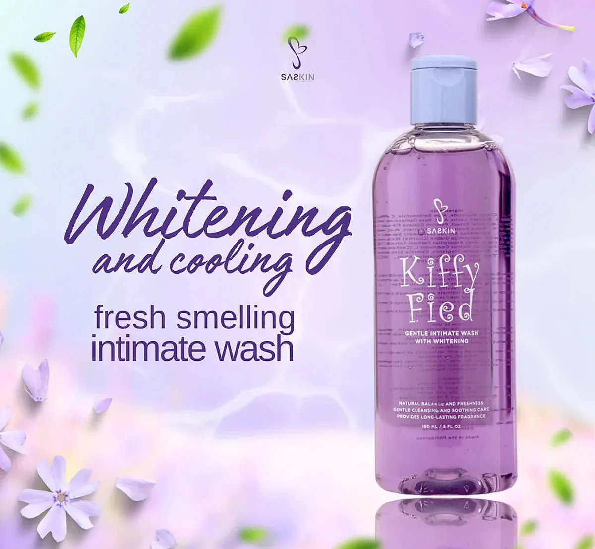 Saskin KiffyFied Gentle Whitening Intimate Wash - Image 2
